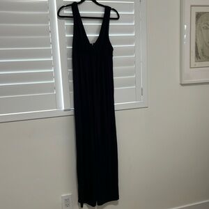 J.Crew blue maxi dress w/pockets.  Worn once -size medium